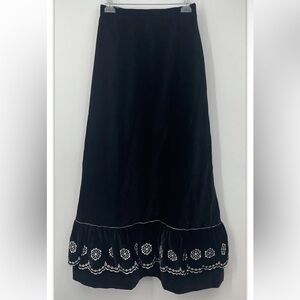 VTG Niedieck Brilliant Velvet Skirt Made in Germany Sz 42 Perry Exclusive